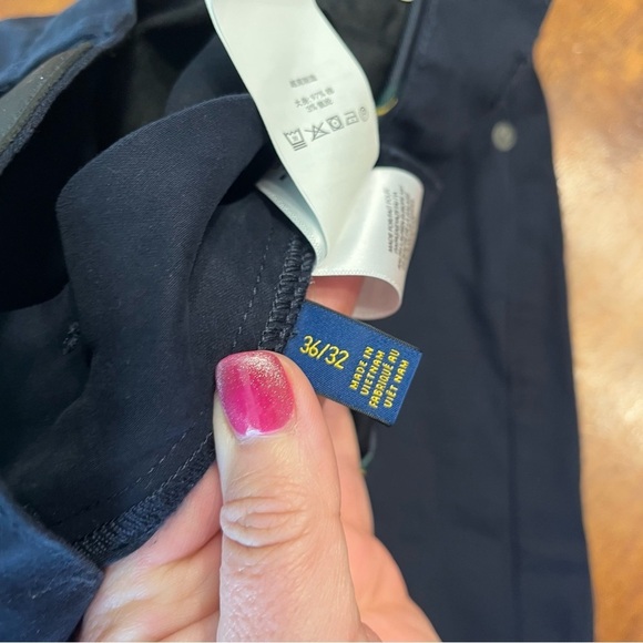 Polo Ralph Lauren dark navy prospect straight stretch pant size 36/32 - Picture 3 of 10